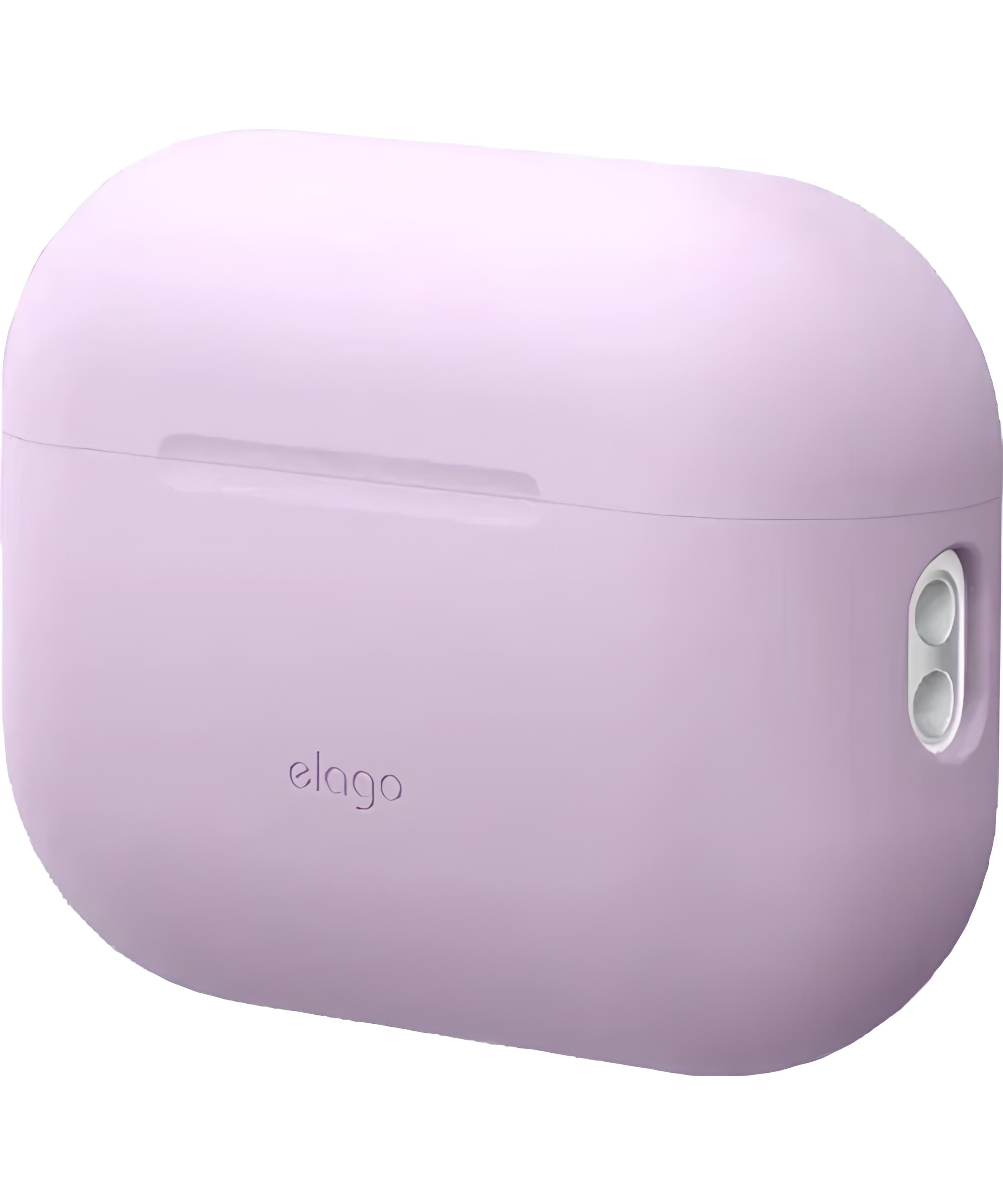 Чехол Elago Silicone Basic Case with Nylon Lanyard Lavender для Airpods Pro 2nd Gen